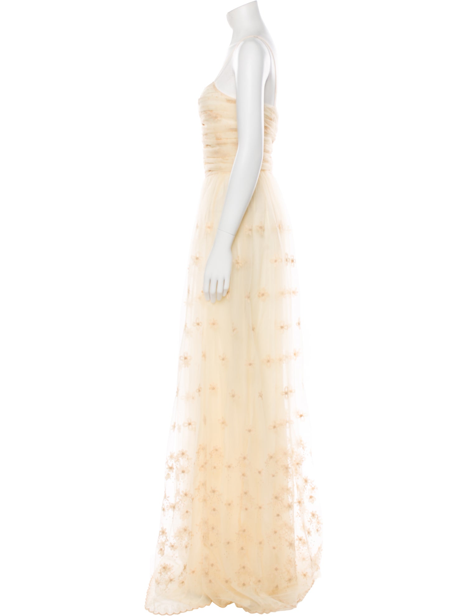 DÔEN Lace Pattern Long Dress w/ Tags