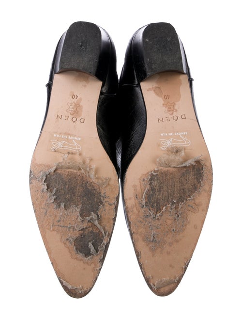 DÔEN Embossed Leather Riding Boots