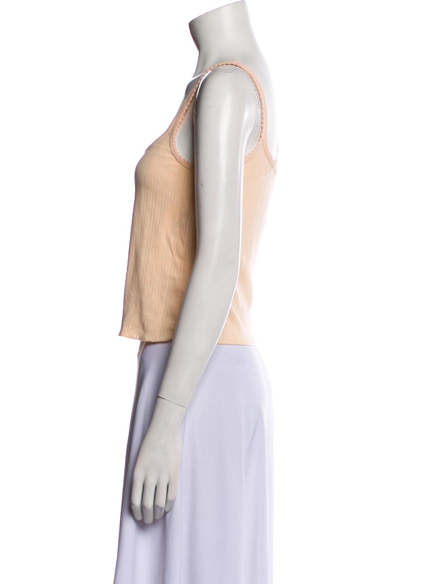 DÔEN Scoop Neck Sleeveless Crop Top
