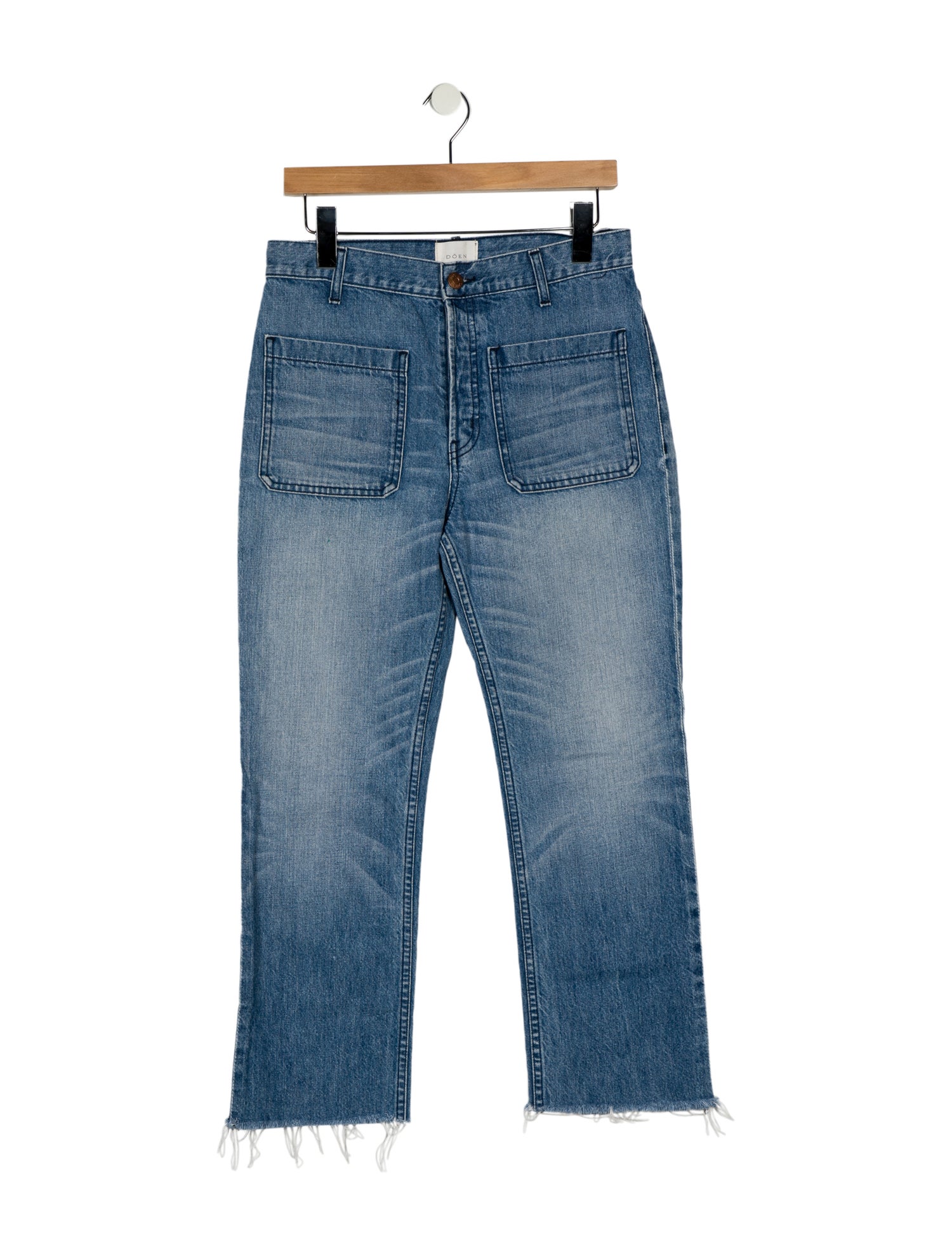 DÔEN High-Rise Straight Leg Jeans