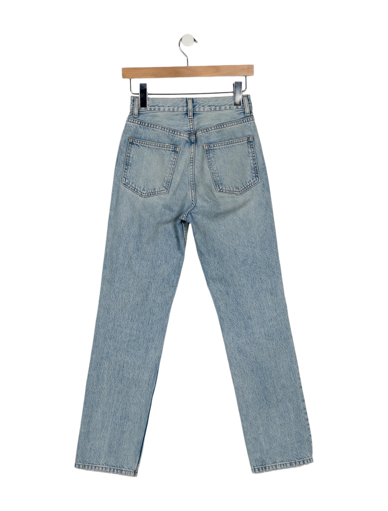 DÔEN High-Rise Straight Leg Jeans