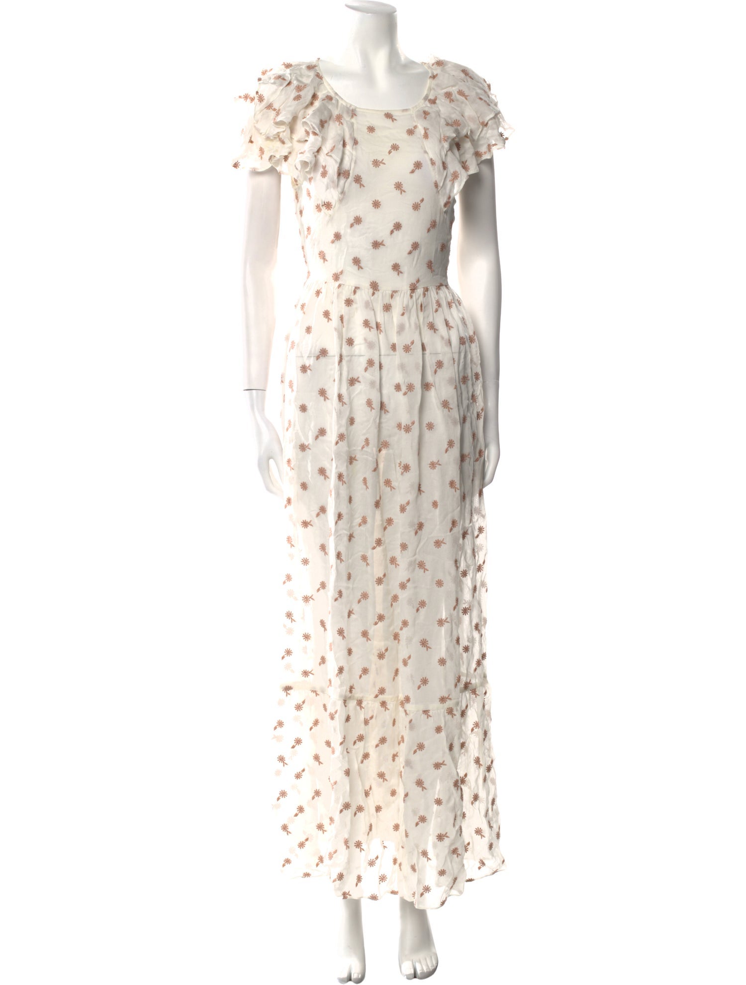 DÔEN Floral Print Long Dress