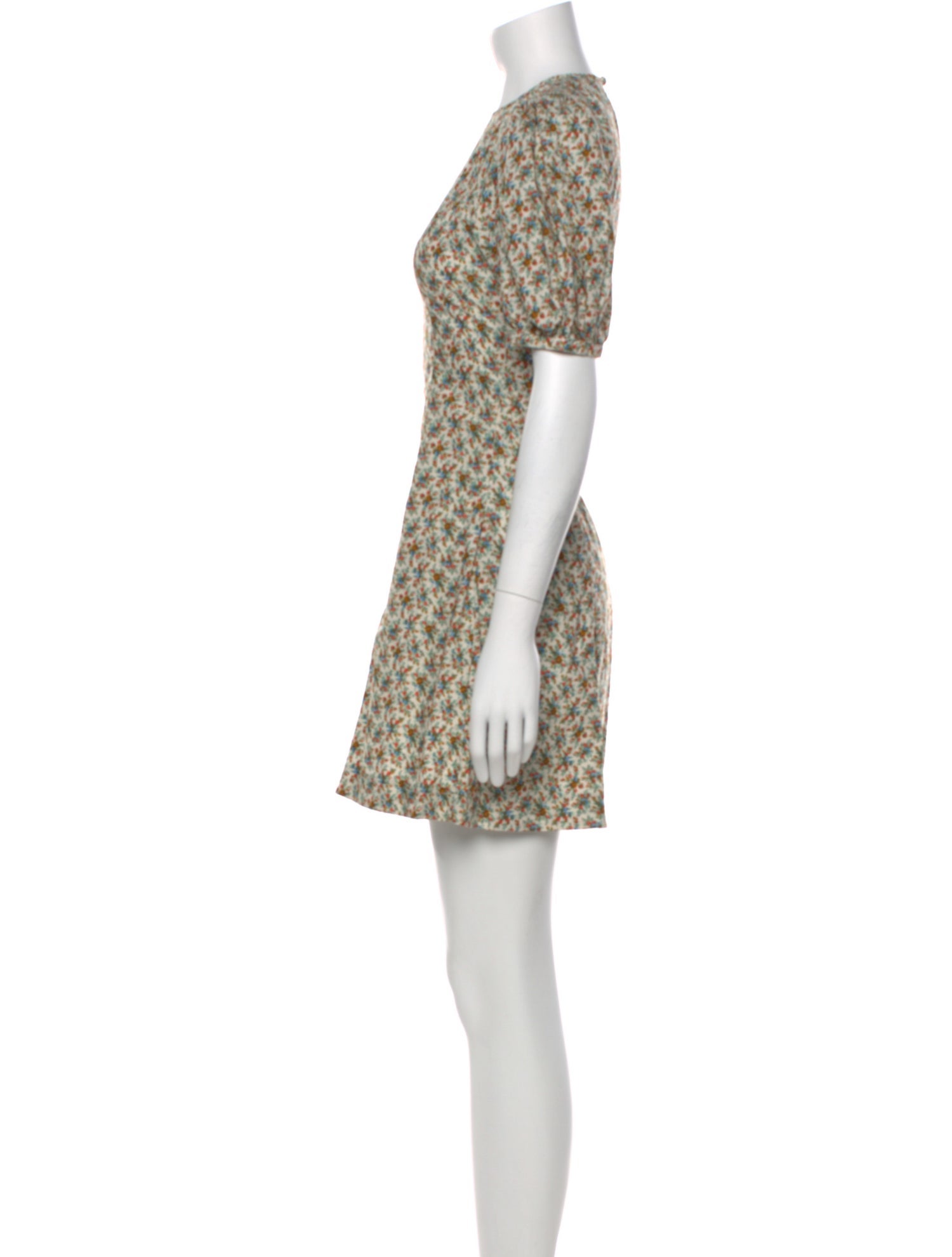 DÔEN Floral Print Mini Dress