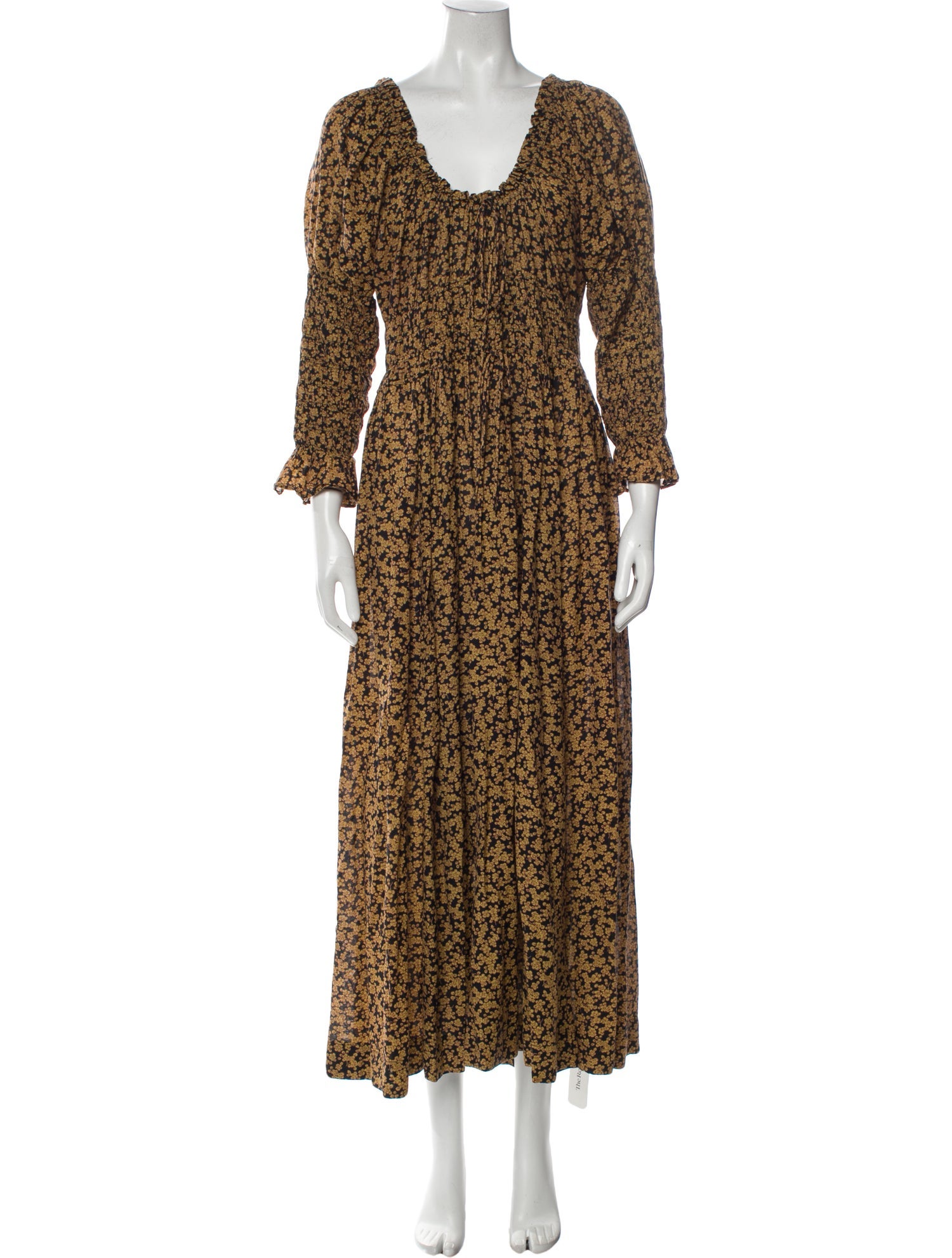 DÔEN Floral Print Long Dress