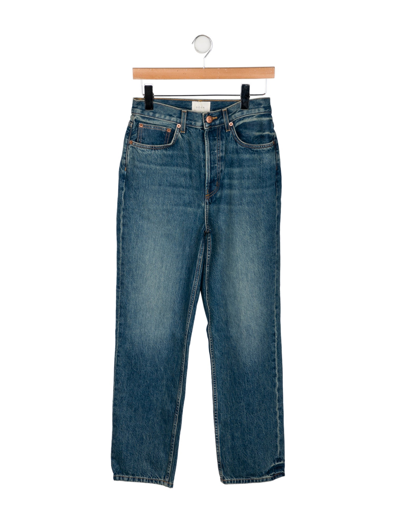 DÔEN High-Rise Straight Leg Jeans w/ Tags