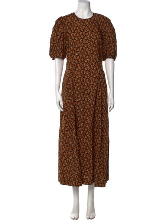 DÔEN Floral Print Long Dress