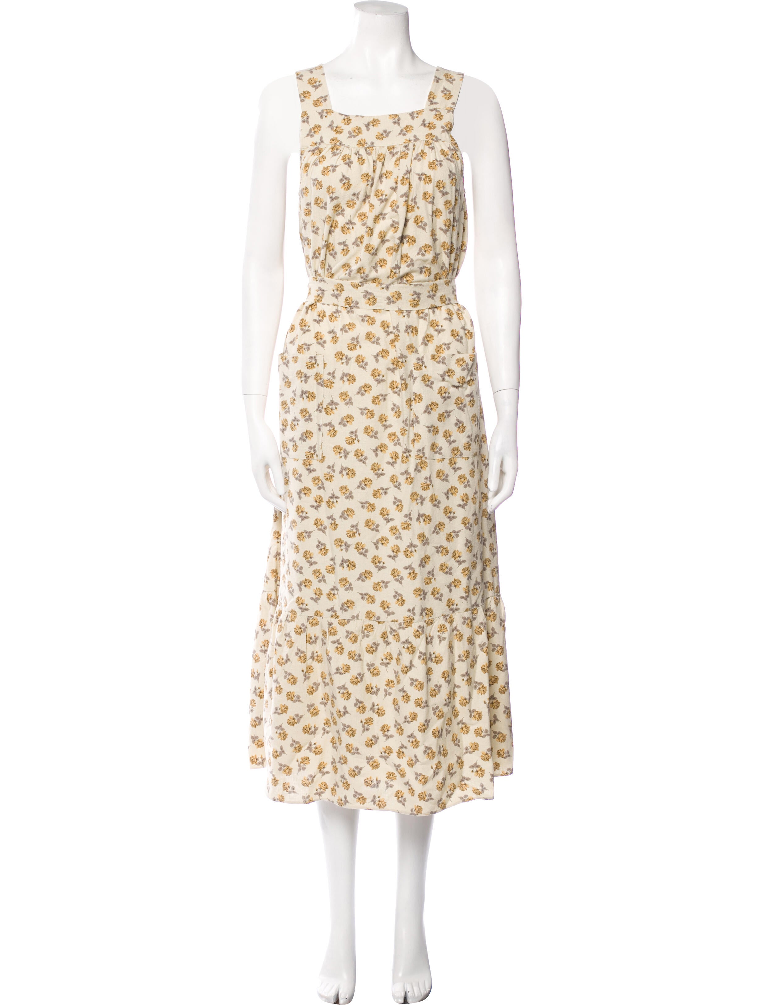 DÔEN Floral Print Long Dress