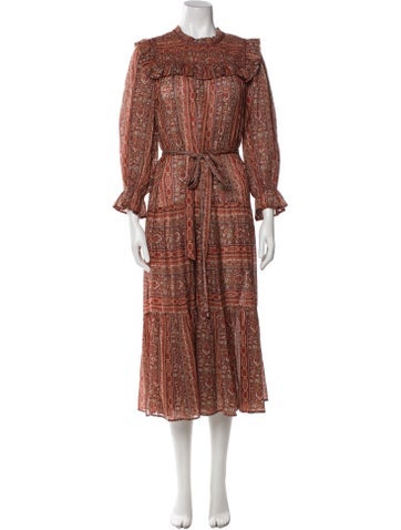 Dôen Dresses Printed Long Dress S