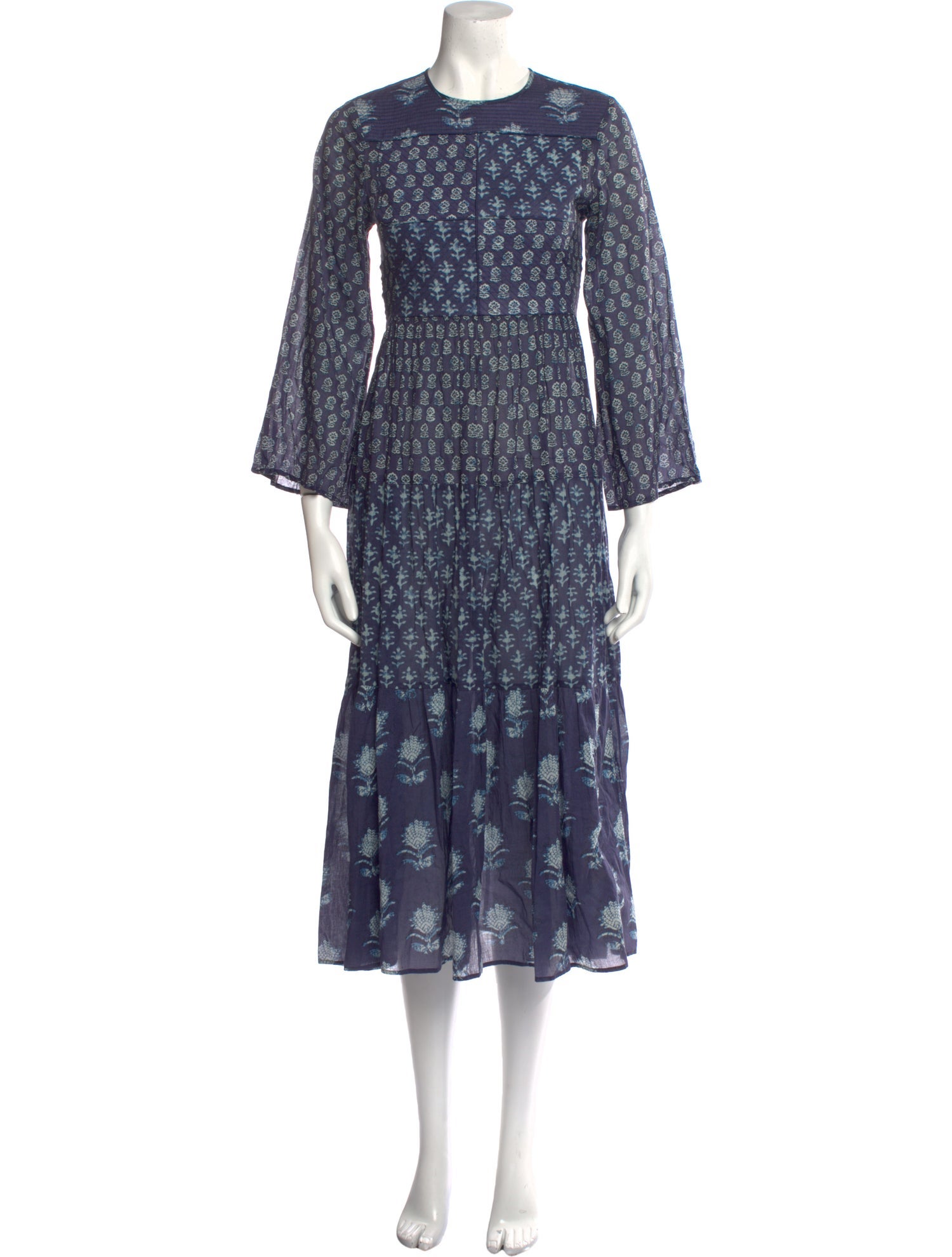 DÔEN Floral Print Long Dress