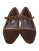 DÔEN Velvet Grosgrain Trim Mary Jane Flats