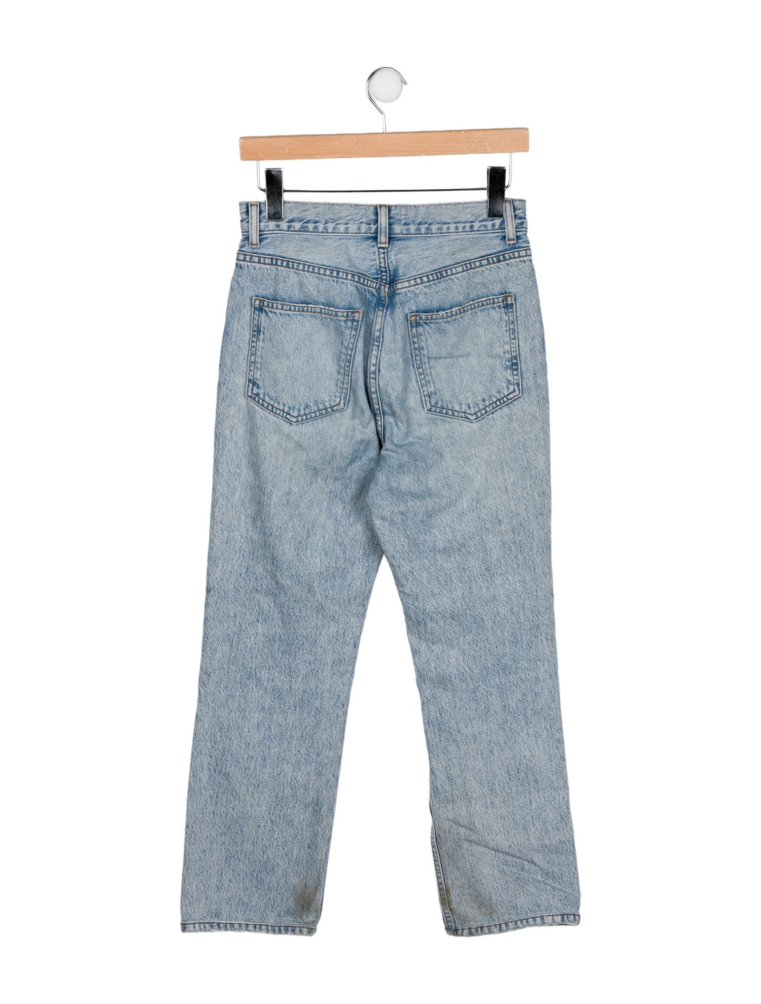 DÔEN High-Rise Straight Leg Jeans