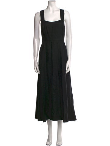 Dôen Dresses Linen Midi Length Dress M