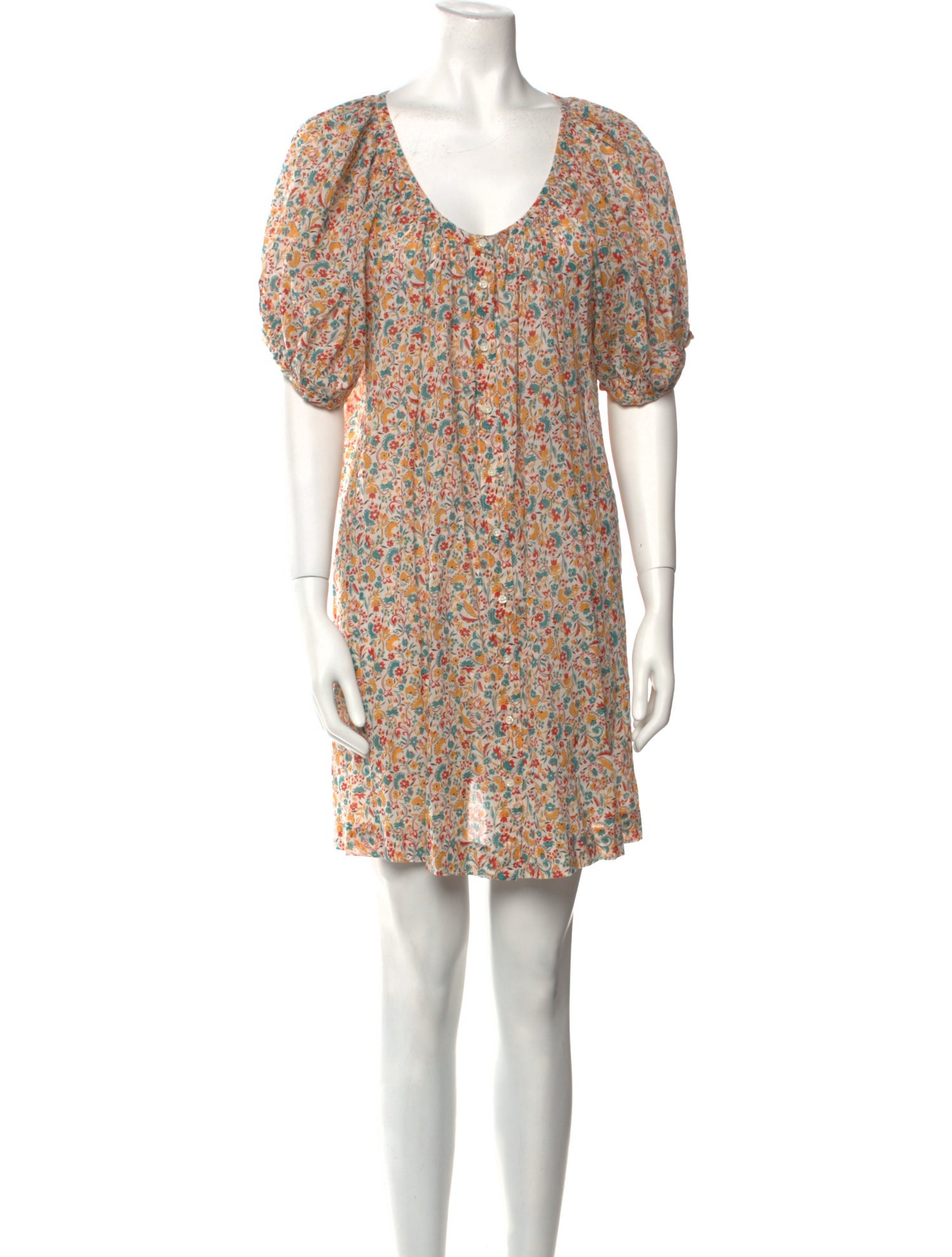 DÔEN Floral Print Mini Dress