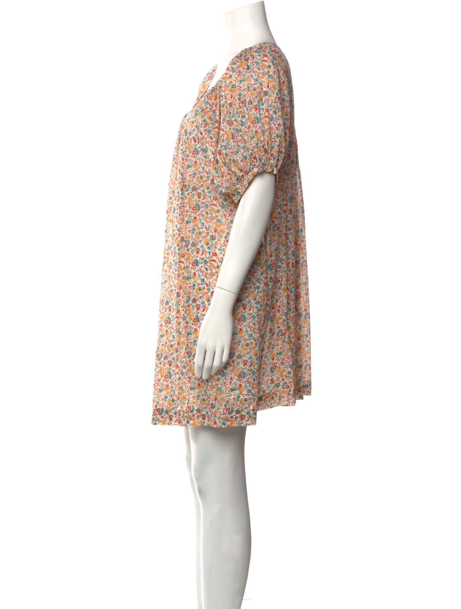 DÔEN Floral Print Mini Dress