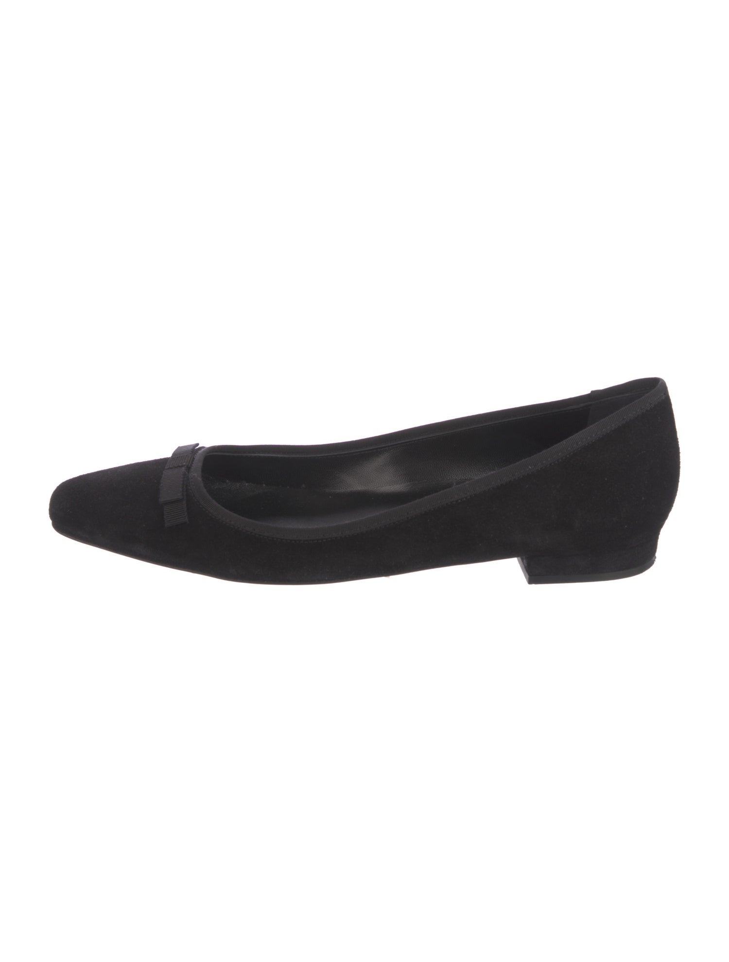 DÔEN Suede Bow Accents Ballet Flats