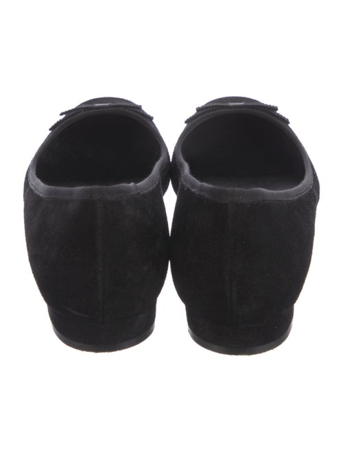 DÔEN Suede Bow Accents Ballet Flats