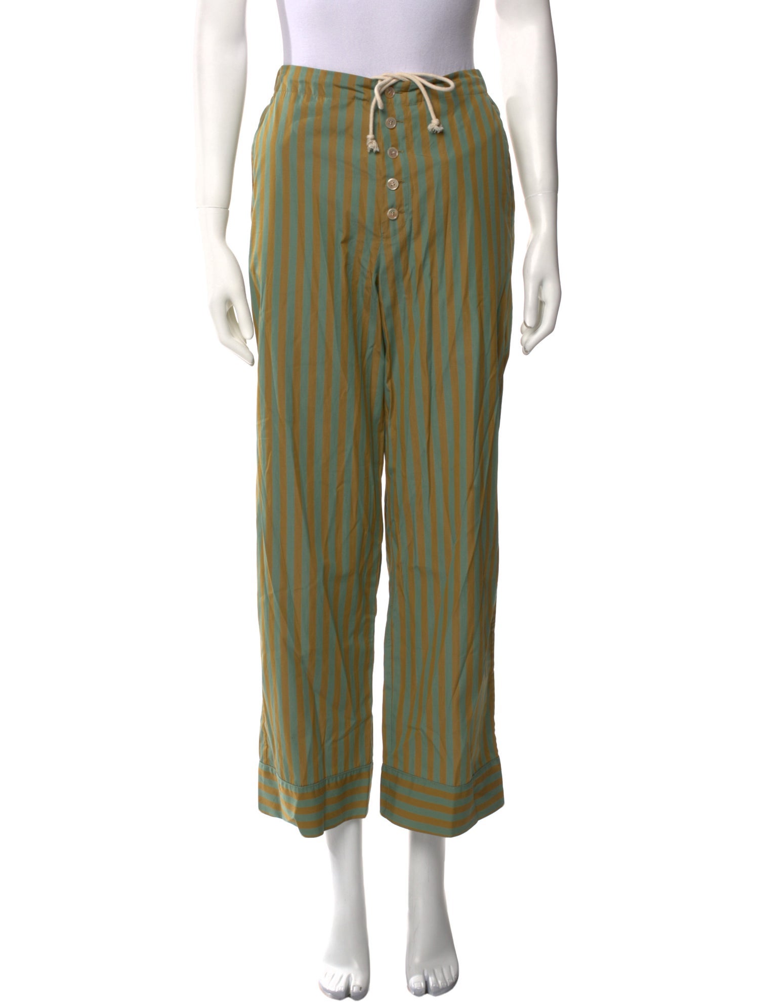 DÔEN Striped Wide Leg Pants