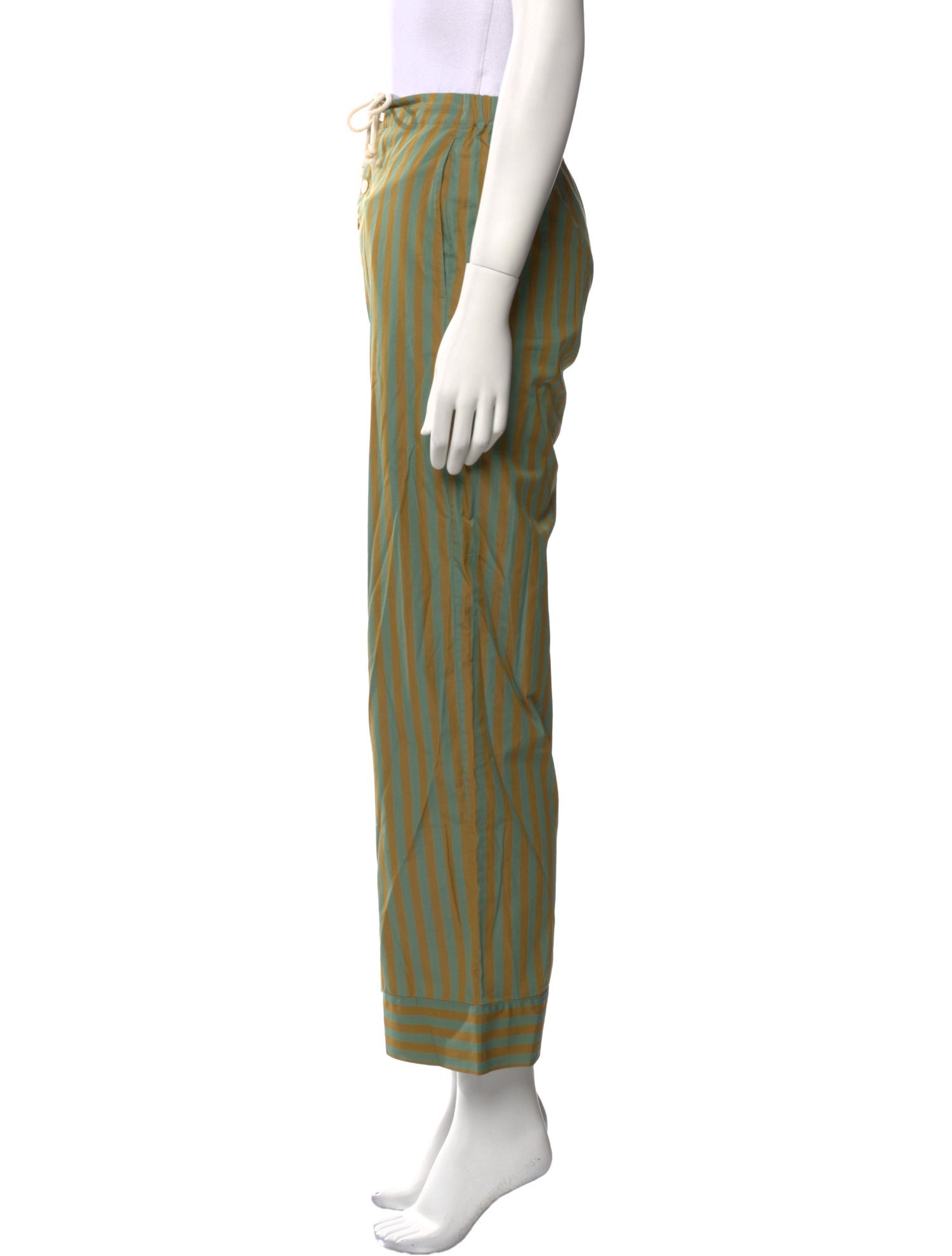 DÔEN Striped Wide Leg Pants