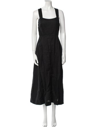 DÔEN Square Neckline Long Dress