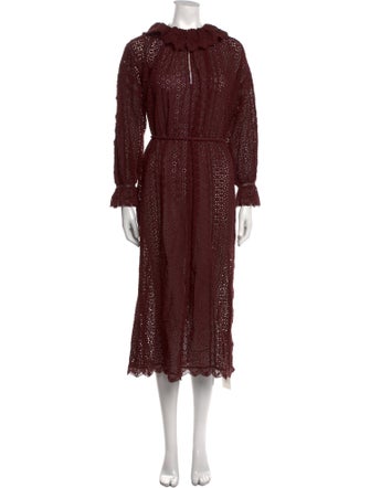 DÔEN Mock Neck Long Dress