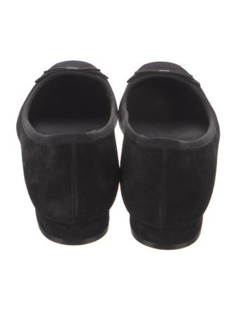 DÔEN Suede Bow Accents Ballet Flats