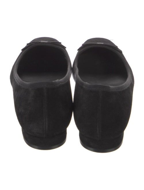 DÔEN Suede Bow Accents Ballet Flats