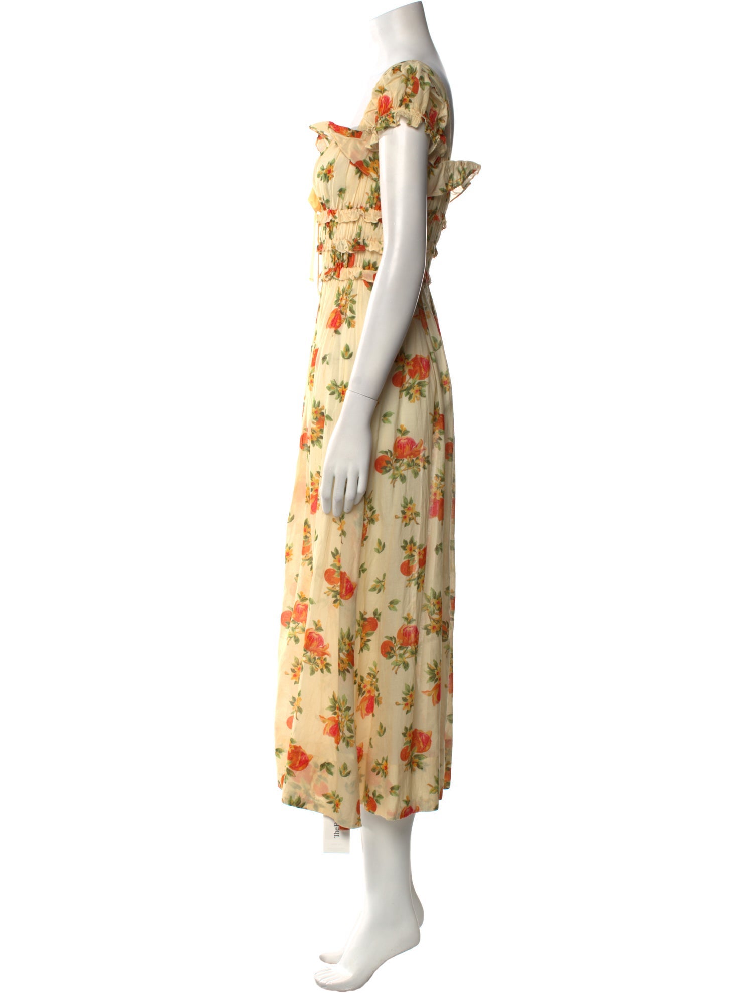 DÔEN Floral Print Long Dress