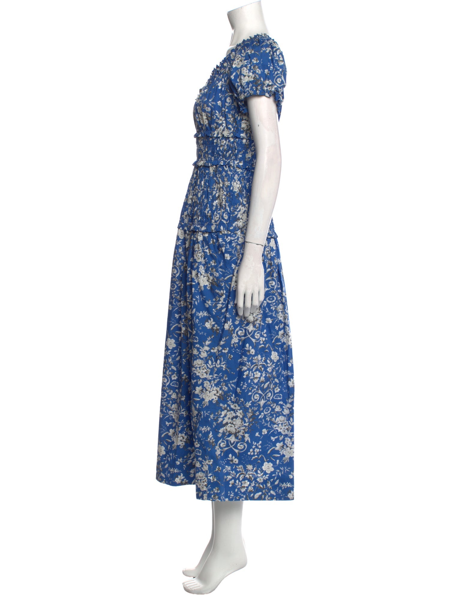 DÔEN Floral Print Long Dress