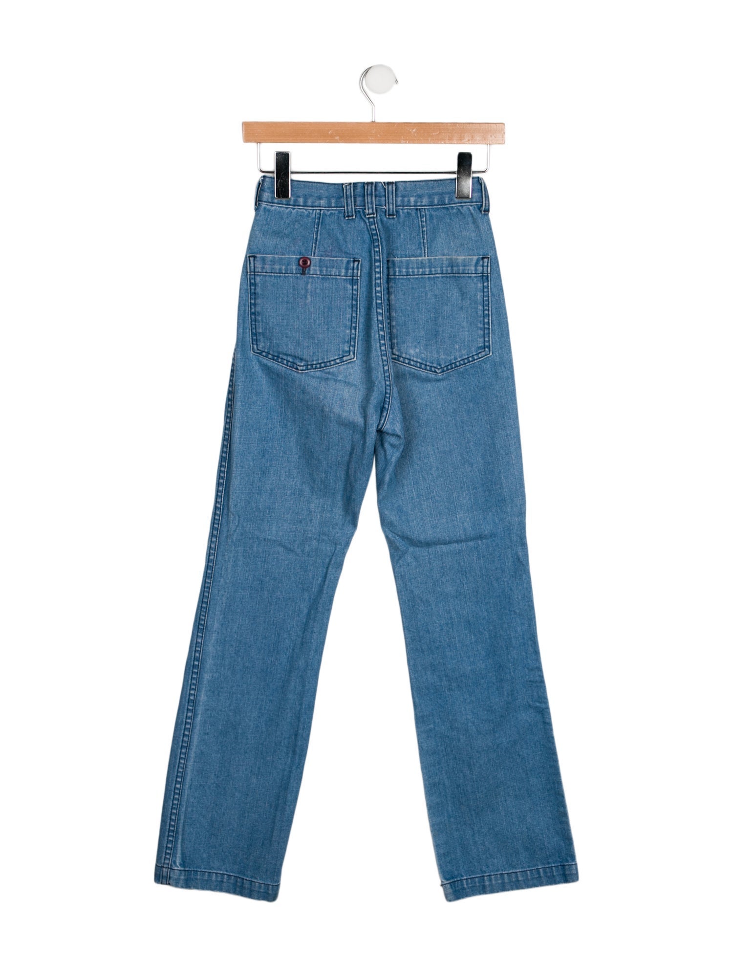 DÔEN High-Rise Straight Leg Jeans