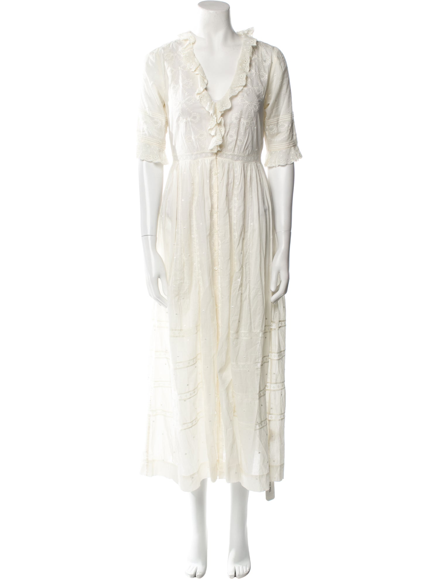 DÔEN V-Neck Long Dress w/ Tags