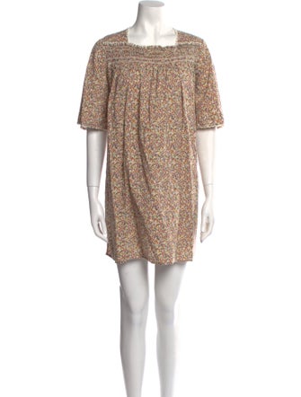 DÔEN Floral Print Mini Dress