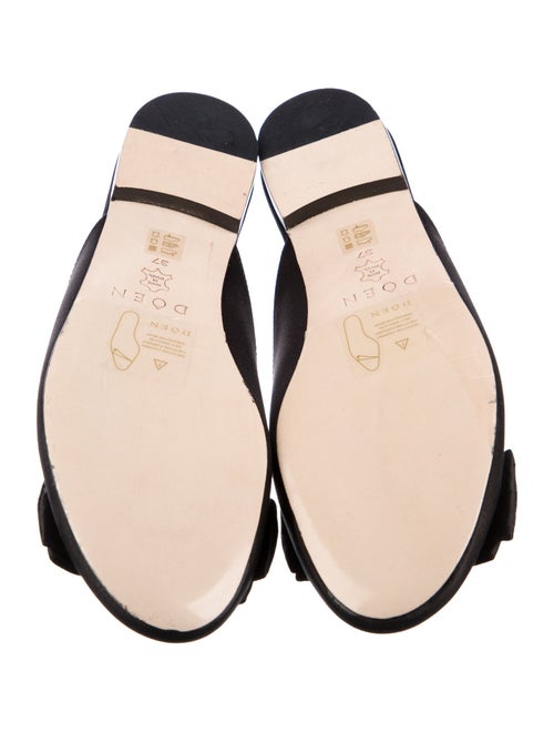 DÔEN Satin Grosgrain Trim Mules
