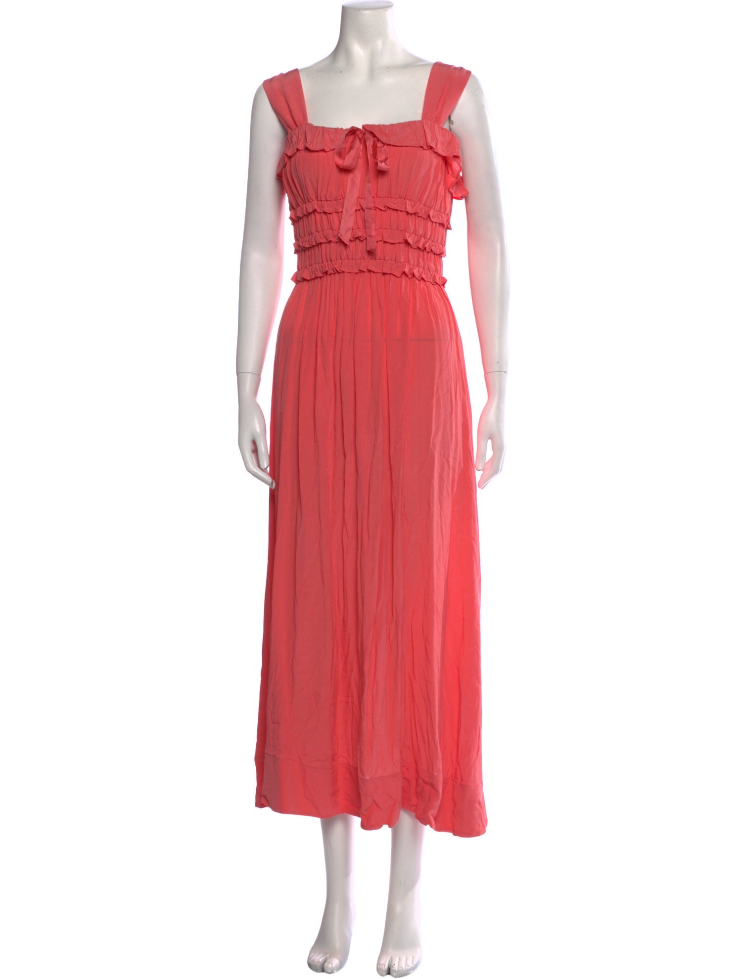 DÔEN Square Neckline Long Dress