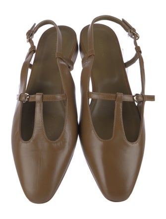 DÔEN Leather Slingback Flats