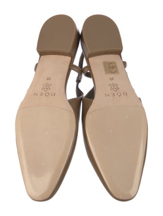DÔEN Leather Slingback Flats