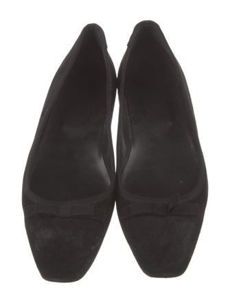 DÔEN Suede Bow Accents Flats
