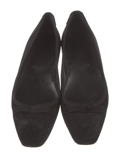 DÔEN Suede Bow Accents Flats