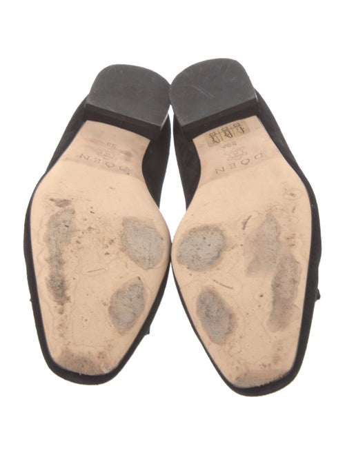 DÔEN Suede Bow Accents Flats