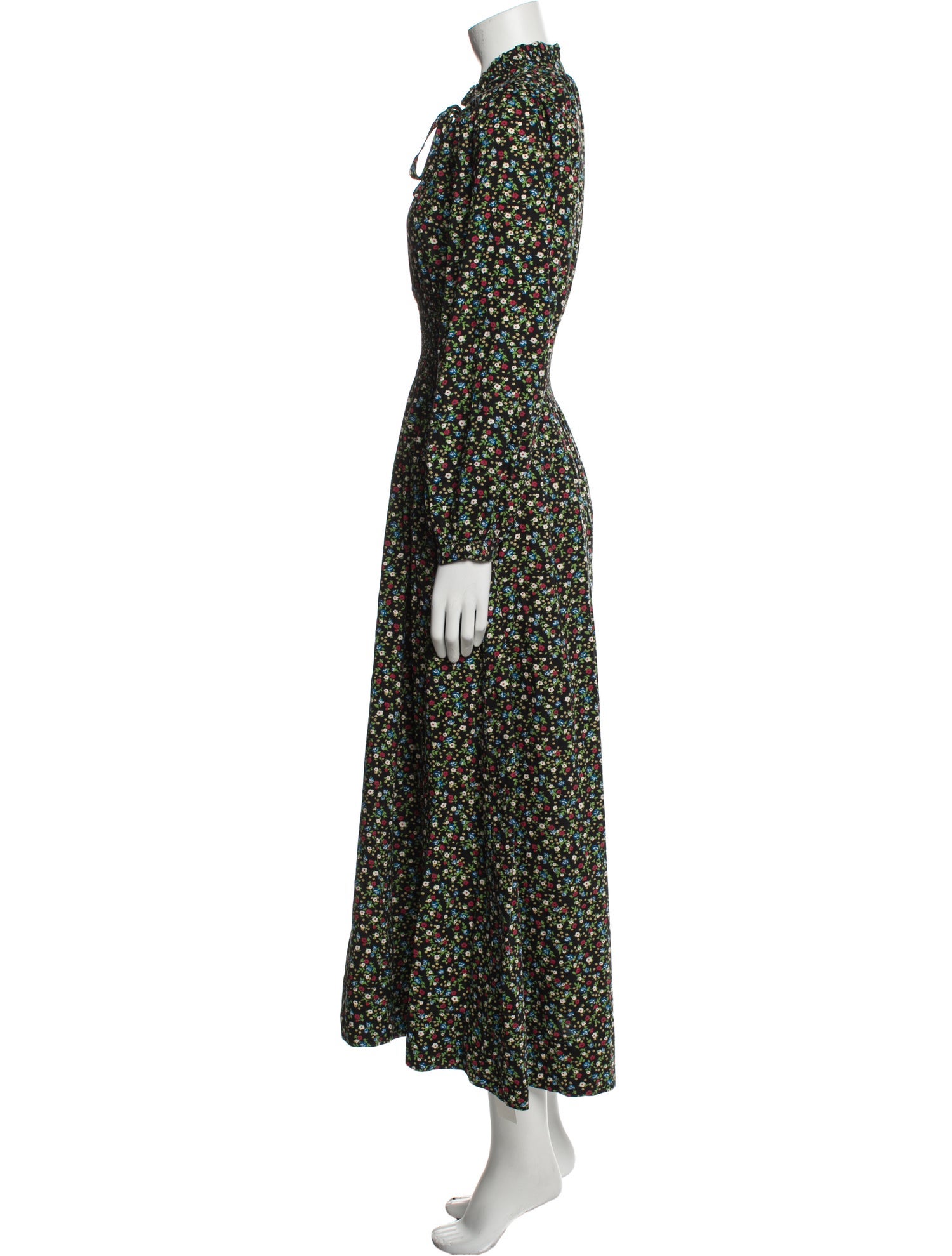 DÔEN Floral Print Long Dress