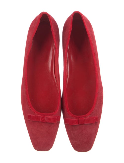 DÔEN Suede Bow Accents Flats