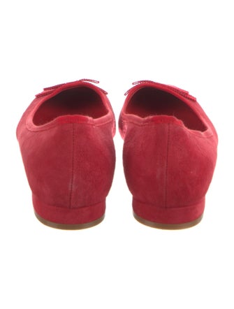 DÔEN Suede Bow Accents Flats