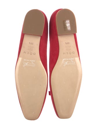 DÔEN Suede Bow Accents Flats
