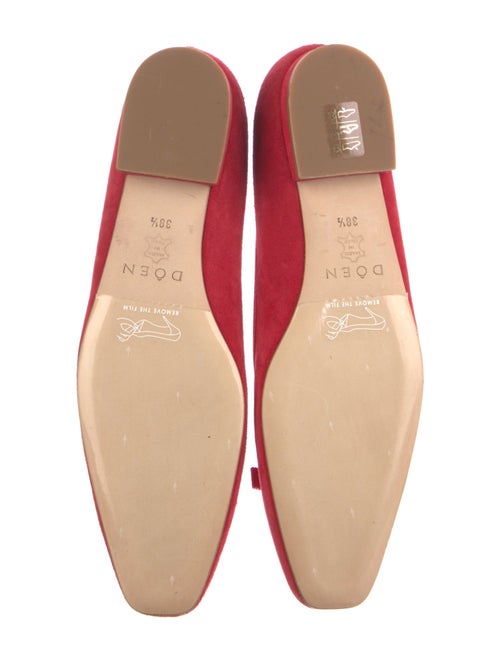 DÔEN Suede Bow Accents Flats