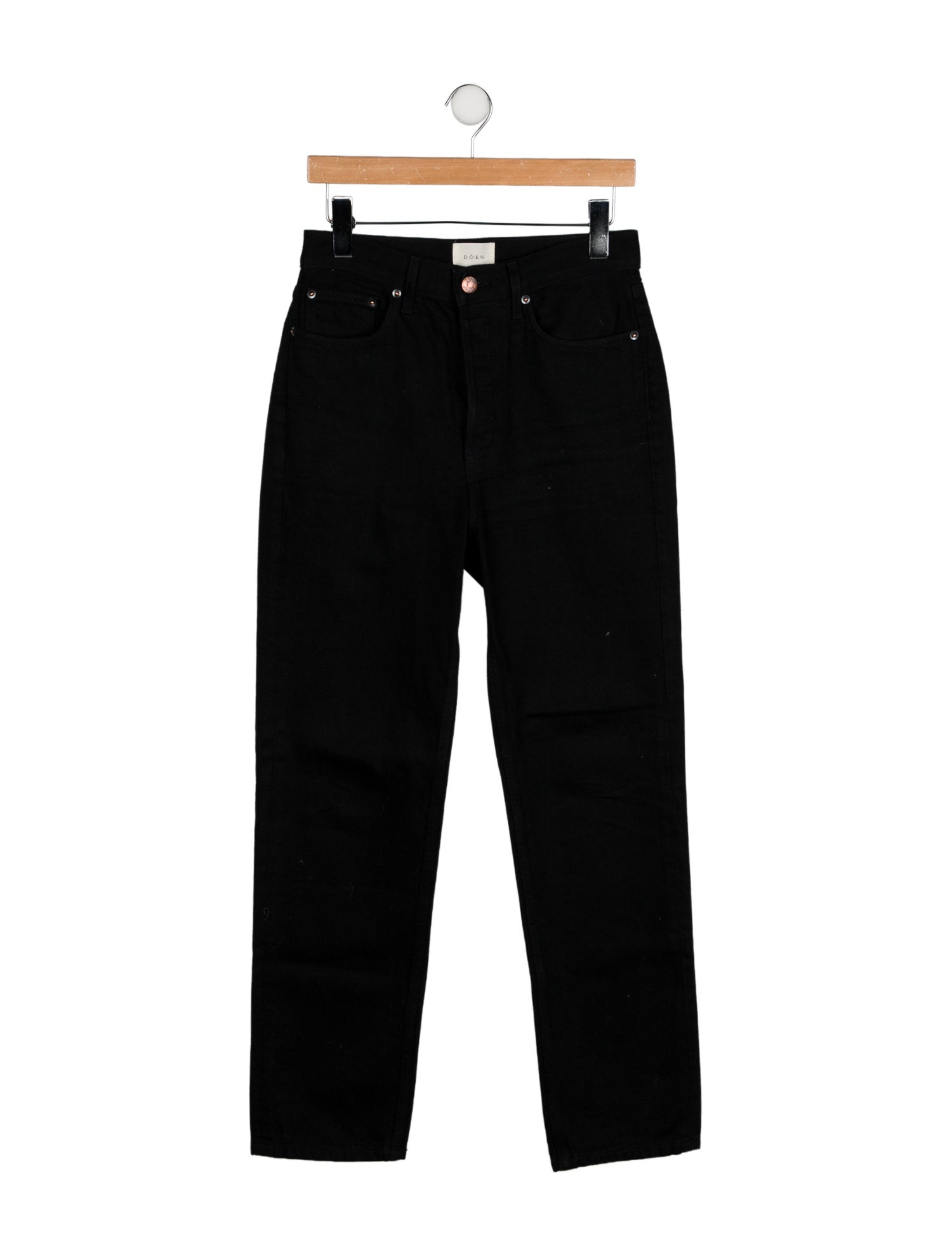 DÔEN High-Rise Straight Leg Jeans