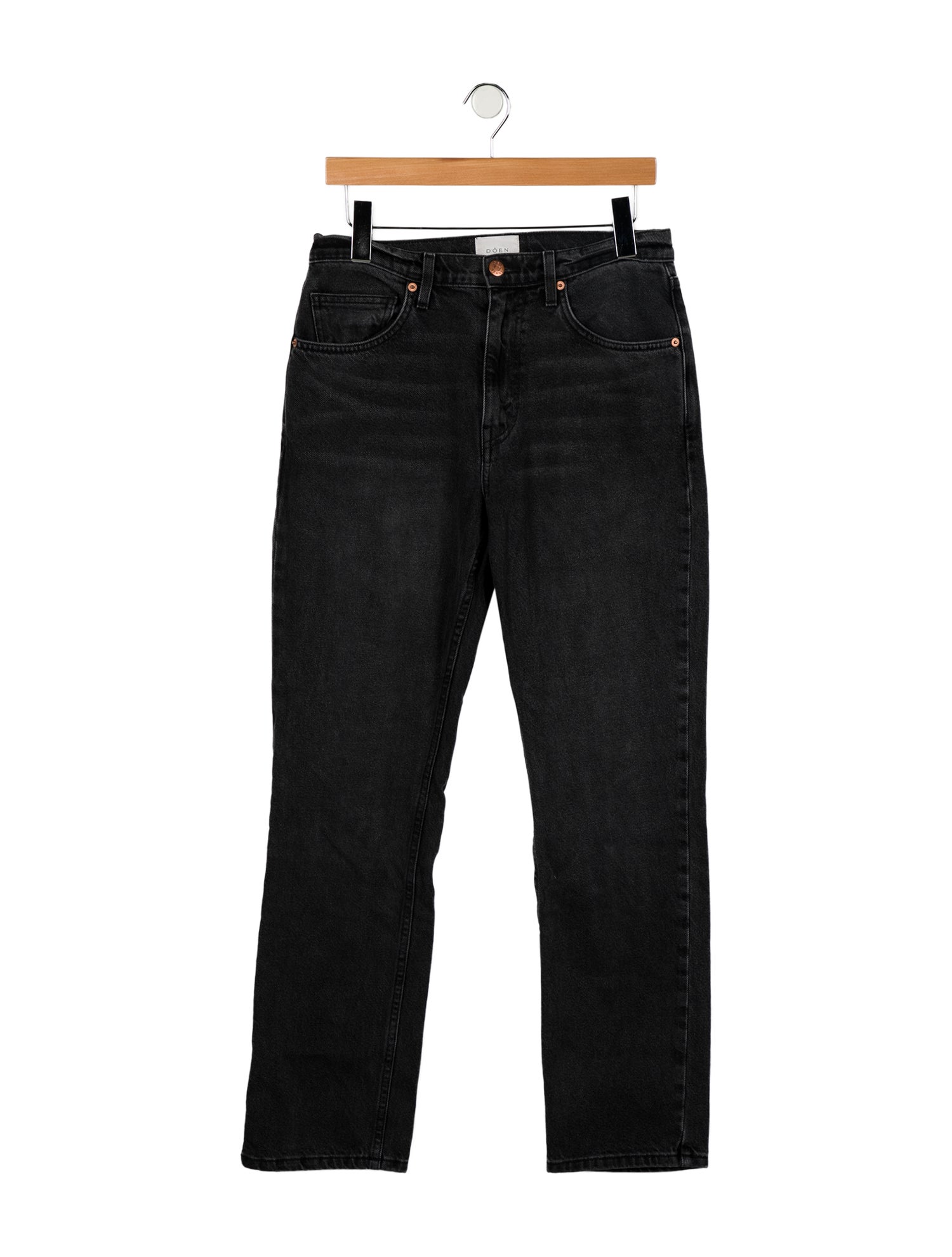 DÔEN High-Rise Straight Leg Jeans