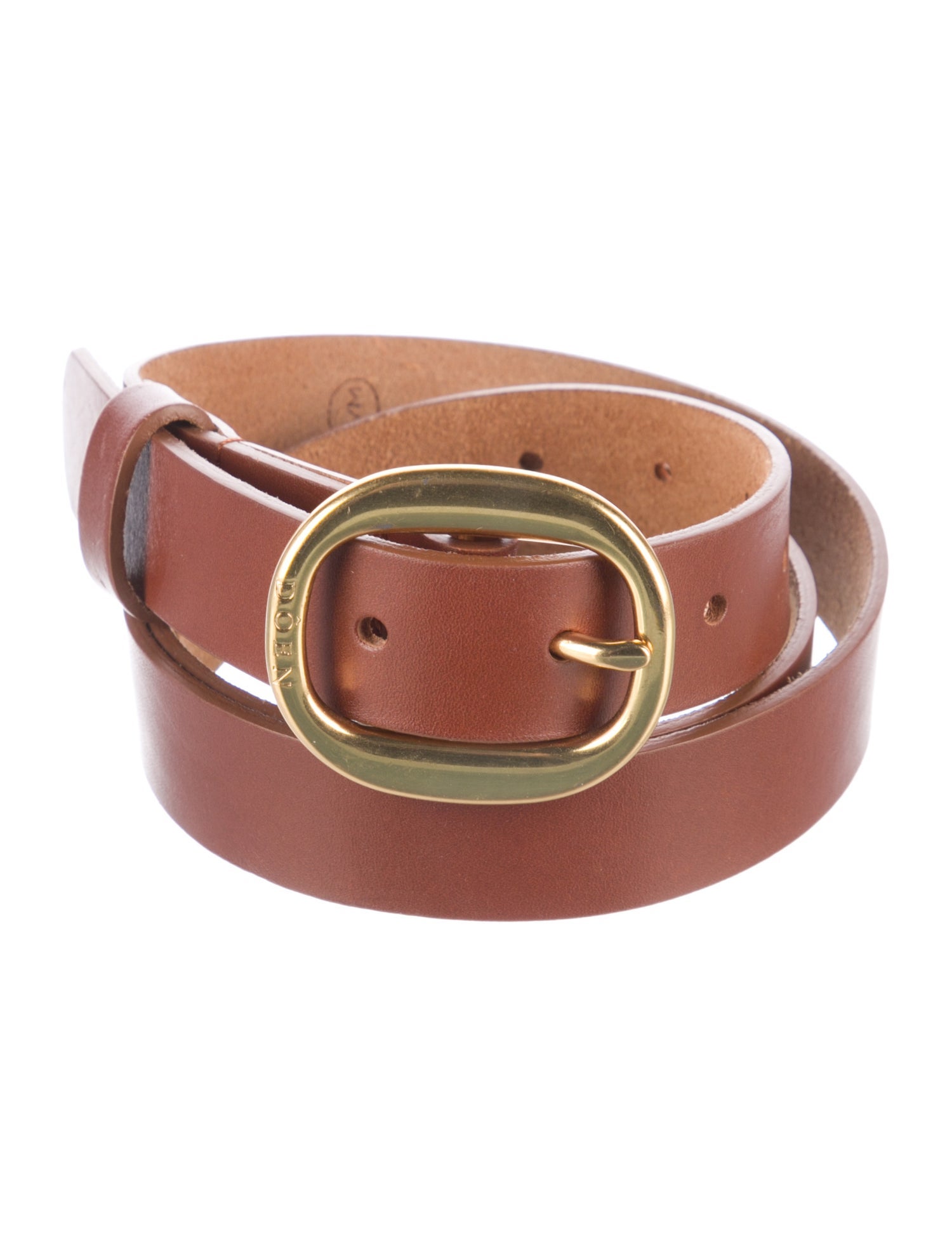 DÔEN Skinny Leather Belt