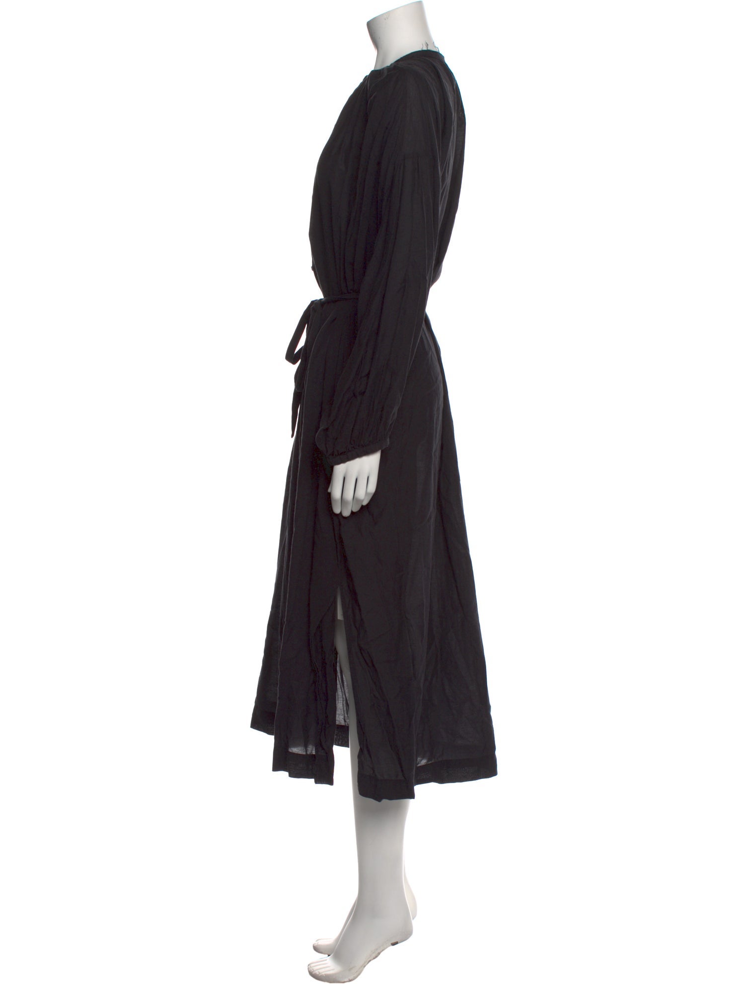 DÔEN Crew Neck Midi Length Dress