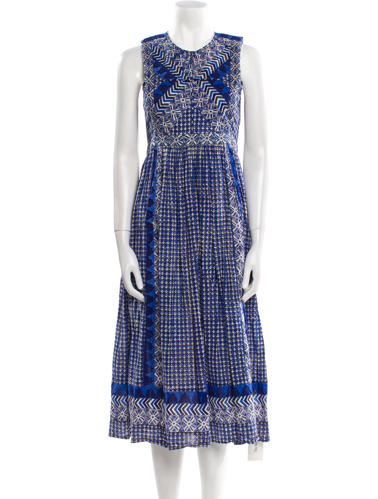 DÔEN Printed Midi Length Dress
