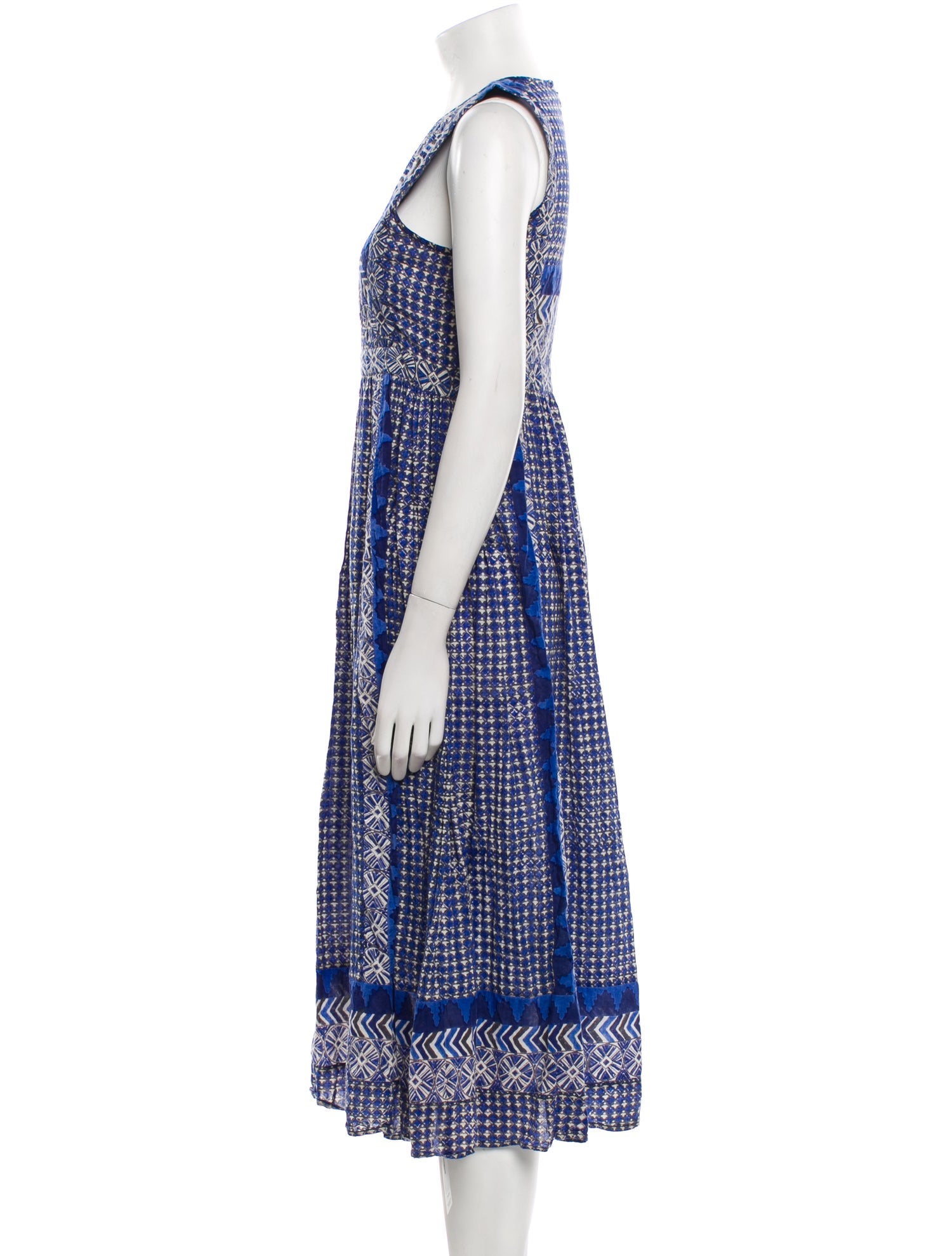 DÔEN Printed Midi Length Dress
