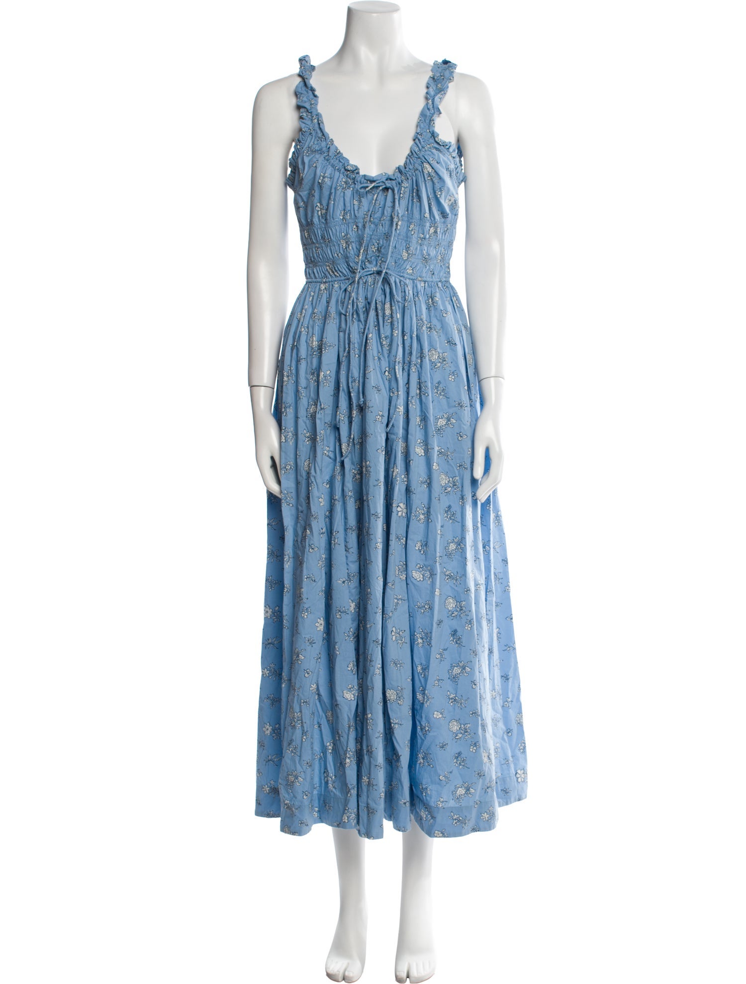 DÔEN Printed Long Dress